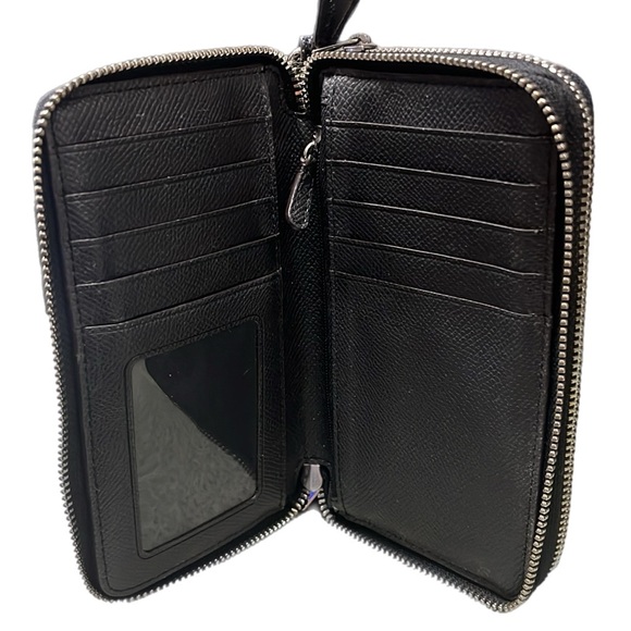 Coach Double Zip Phone Wallet With Ocelot Print F53565 - Picture 5 of 6